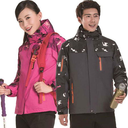 上半迷彩防寒保暖登山必備沖鋒衣